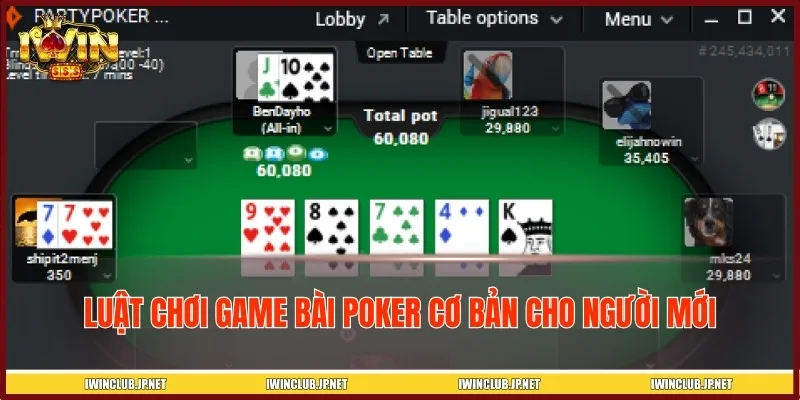Cách chơi game bài Poker đơn giản, dễ hiểu cho tân thủ